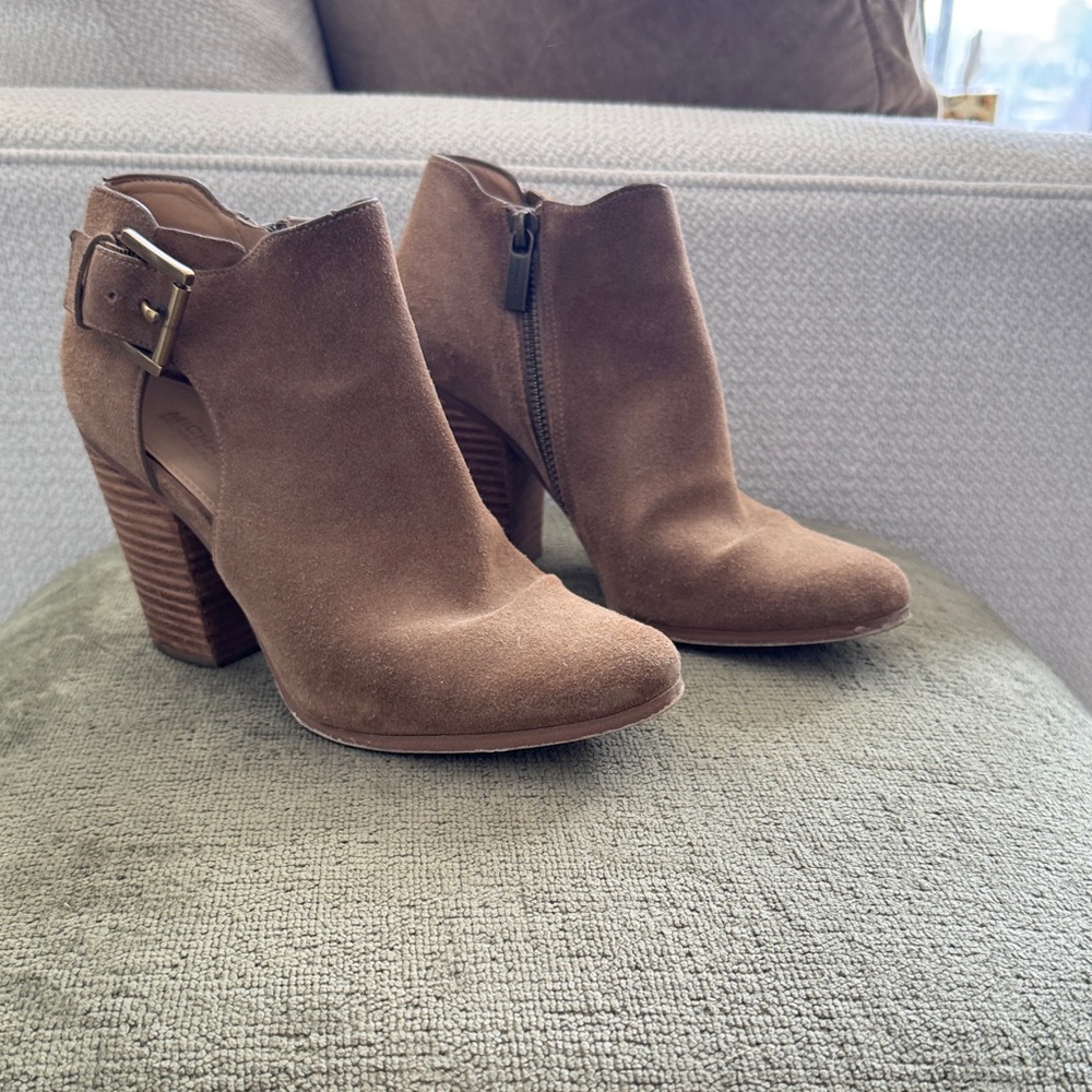 Michael Kors Brown Suede Ankle Boots